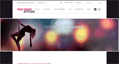 Desktop Screenshot of poledanceattitude.com